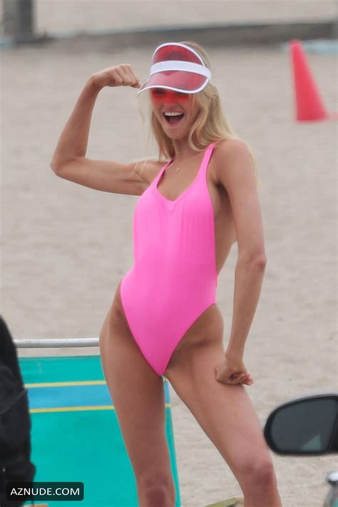 Romee Strijd Sexy Dutch SupermodelÂ Victoria S Secret Angel Van Is Seen Posing On The Beach Aznude