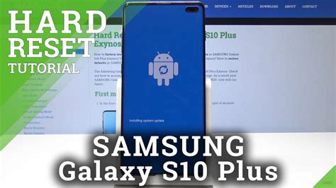 How To Hard Reset Samsung Galaxy S10 Plus Bypass Screen Lock Wipe