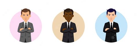 Premium Vector Businessman Manager Boss Man An Office Worker