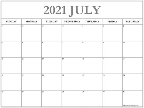 And see for each day the sunrise and sunset in july 2021 calendar. July 2021 calendar | free printable calendar templates