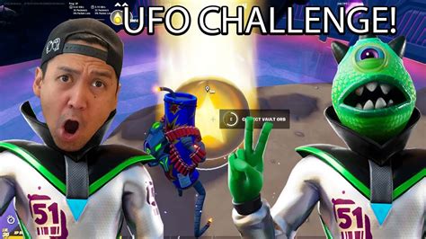 Fortnite Ufo Challenge I Fortnite Og Blir Spist Opp Av Aliens👽 Youtube