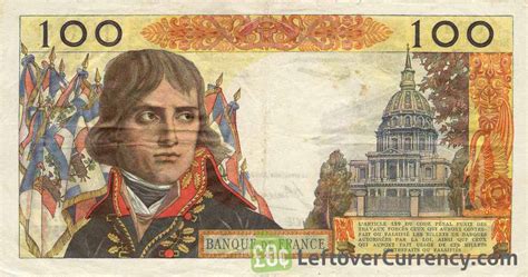 100 French Francs Napoléon Exchange Yours For Cash Today