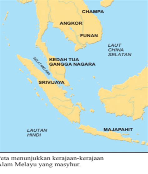 Peta Kerajaan Alam Melayu Kerajaan Melayu Awal Larresurser Blair My