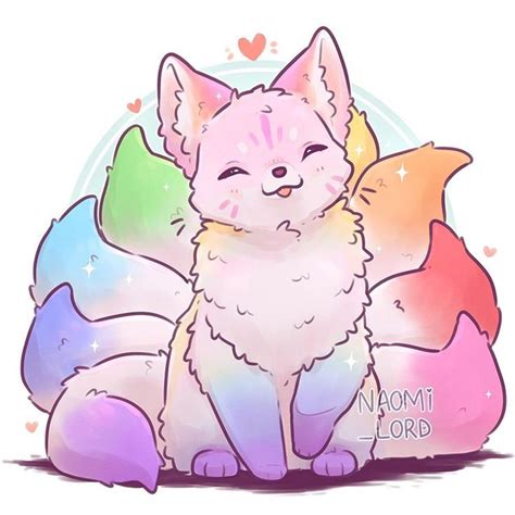 Naomi Lord Auf Instagram „ 🌈 Its A Rainbow Kitsune 🌈 After Doing