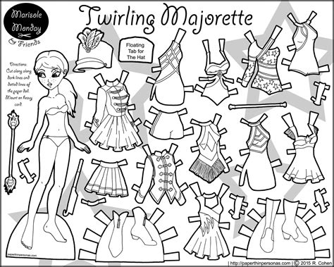 Baton Twirling Coloring Sheets Coloring Pages