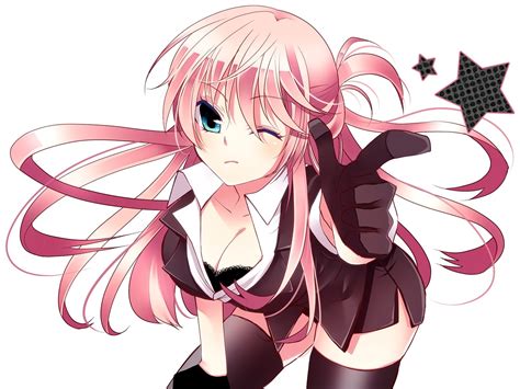 Vocaloid Megurine Luka Pink Hair Anime Girls 1600x1200