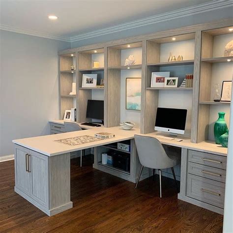 His And Hers Shared Home Office Home Office Layouts Home Office