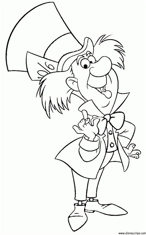 Mad Hatter Alice In Wonderland Drawings Alice In Wonderland Characters Mad Hatter Drawing