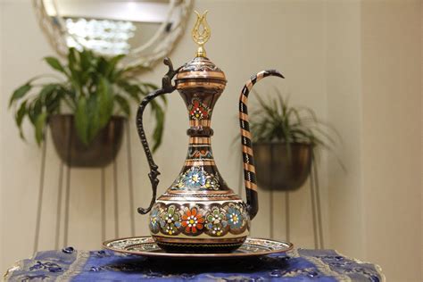 Handmade Vintage Turkish Copper Pitcher Traditional Turkish Etsy