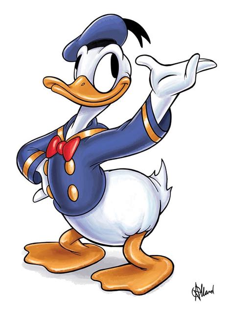 Disney Style Guide Paintings Donald Duck Donald Disney Donald Duck