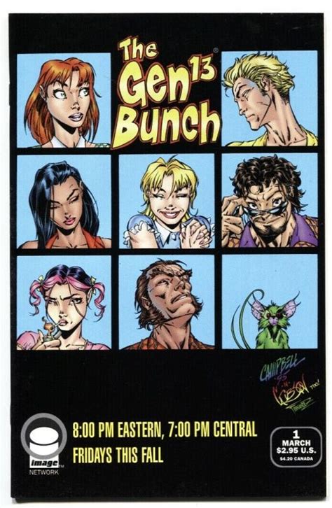 Gen 13 1 1995 Variant Brady Bunch Homage Comic Book Comic Books