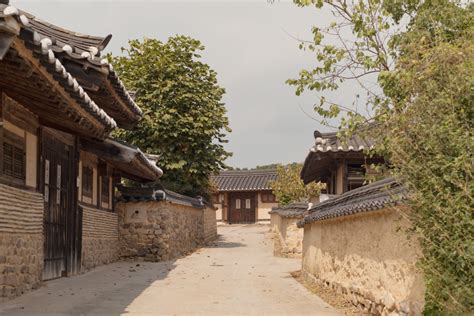 Andong Hahoe Folk Village Unesco World Heritage Site In South Korea