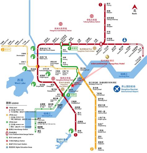 Hangzhou Board Metro Map