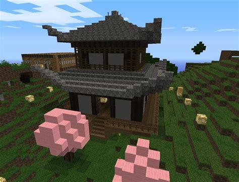 Here's a simple design for a japanese house that looks. Japanese House Minecraft Map