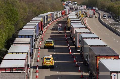 Operation Brock Causes M2 Delays In Faversham Due To Checks On Lorries Bypassing M20 Kent Live