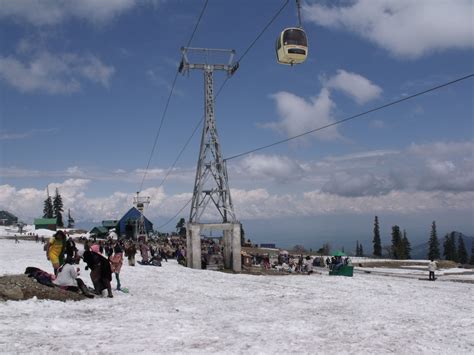 Worlds Highest Operating Cable Car Gondola At Gulmarg Kashmir India