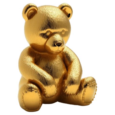 Golden Teddy Icon Golden Objects Iconpack Icon Archive