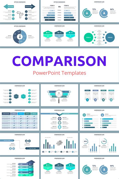 Comparison Powerpoint Templates 20 Best Design Infographic Templates
