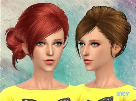 My Sims 4 Blog Skysims 113 Hair For Females