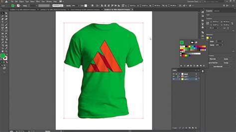 T Shirt Mockup Tutorial With Adobe Illustrator Youtube
