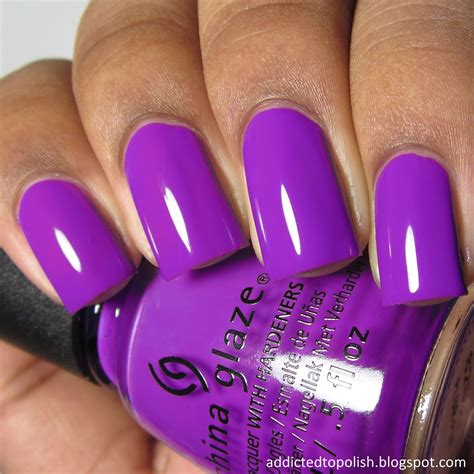 Neon Purple Gel Nail Polish Nail And Manicure Trends