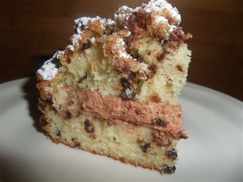 .crumbs on it.just a sweet powder.not at all like a real. Rosie's Country Baking: Chocolate Chip Cream Crumb Cake