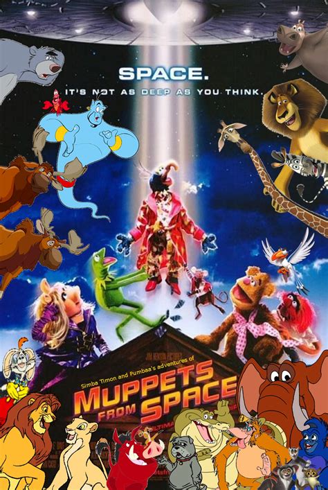 Simba Timon And Pumbaas Adventures Of Muppets In Space Poohs