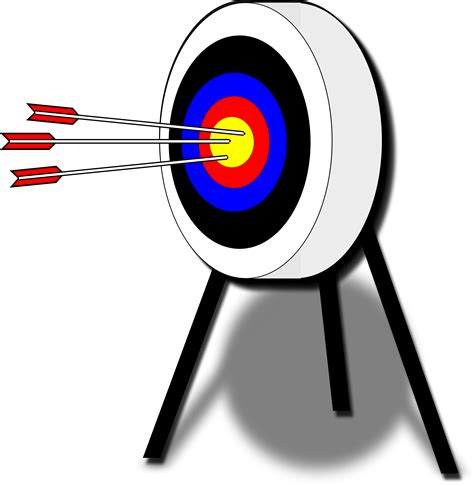 Archery Target Picture - ClipArt Best png image