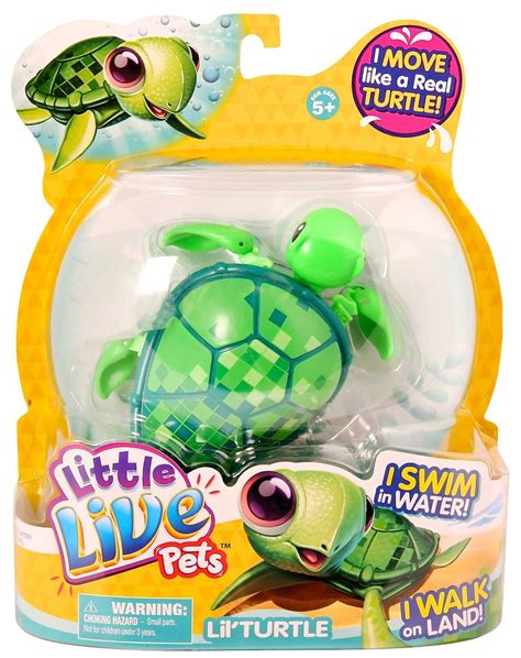 Little Live Pets Swimstar Turtle Toy (Green): Amazon.co.uk: Toys ...