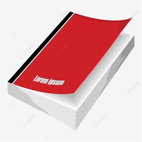 A Book With Red Cover And Many White Pages Book Book Cover Red Book