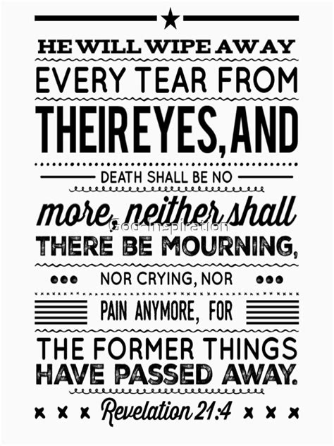 God Inspiration Revelation 214 He Will Wipe Away Every Tear From