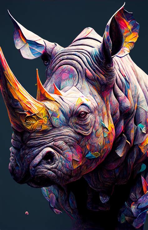 Cool Wallpapers Art Art Wallpaper Rhino Artwork Rhino Tattoo