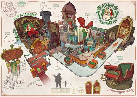 Rustam Isaev Santas Toy Factory Theme Park Design