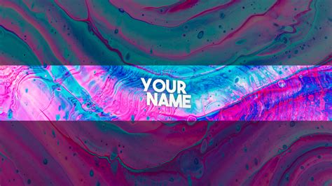 Free Paint Youtube Banner Template 5ergiveaways