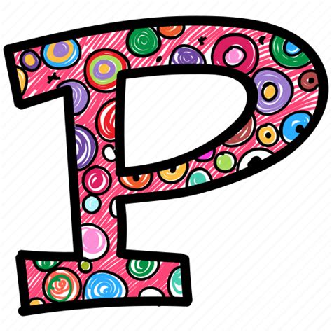 Alphabet Letter P Capital Letter Capital Letter P Colored Alphabet