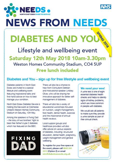 Needs Newsletter Spring North East Essex Diabetes Service