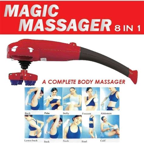 Jual Alat Pijat Magic Massager 8 In 1 Spesial Edisi Merah Di Lapak