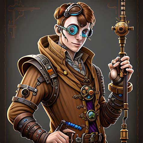 Dungeons And Dragons Artificer As A Steampunk Inventor With A M