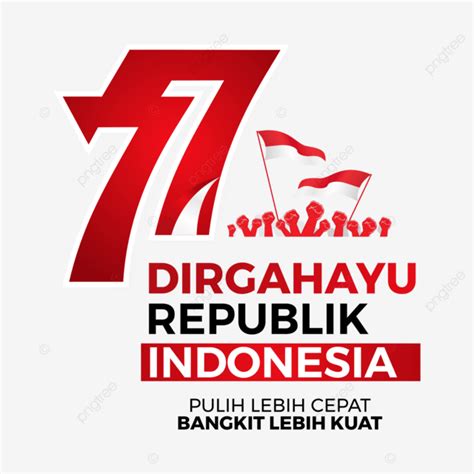 Logo Cabane Kemerdekaan Ke 77 Ri Indonésie PNG Logo Cabane Ri 77