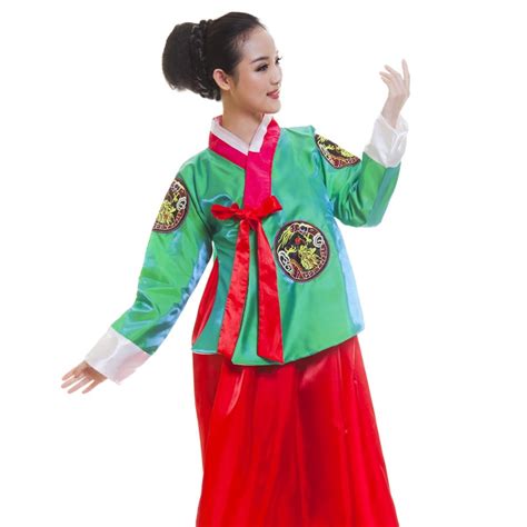 Hanbok Kostuum Pak Lange Vandaag Met Noord Korea Koreaanse Etnische