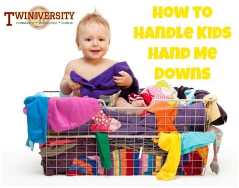 How To Handle Kids Hand Me Downs Twiniversity
