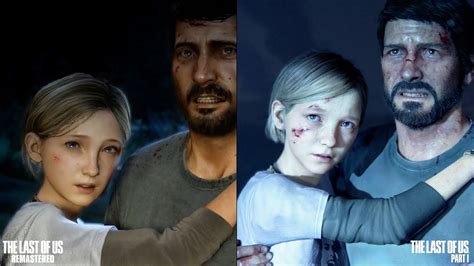 The Last Of Us Part I Remake Vs Remastered All Cutscenes Comparison