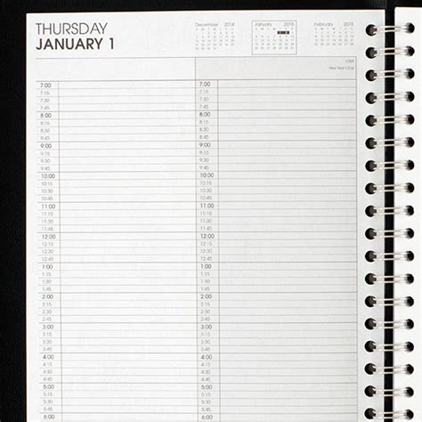 At A Glance 2 Person Daily Appointment Book Wirebound 8