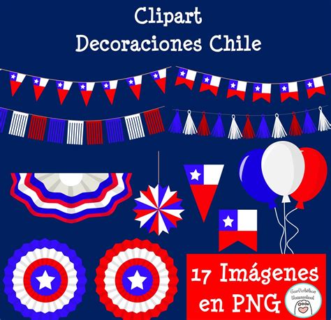 Clipart Decoraciones Chile Fiestas Patrias