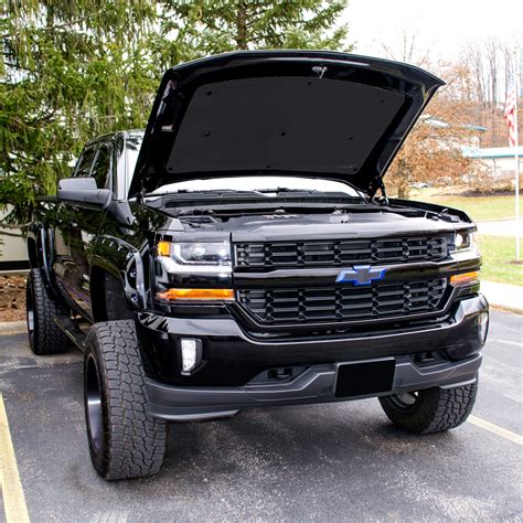 Ram Air Hoods Chevrolet Silverado 1500 Painted Functional