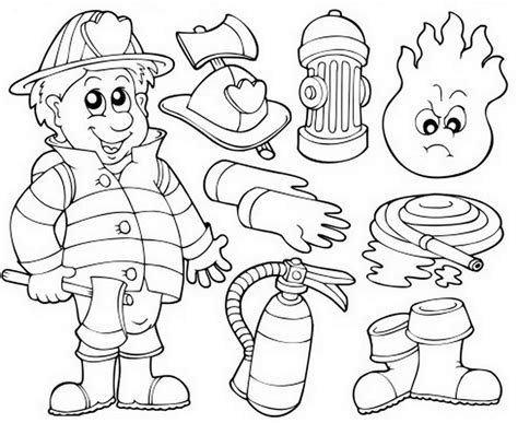 Free Printable Firefighter Coloring Pages Coloring Pages