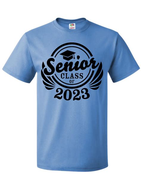 Inktastic Senior Class Of 2023 In Black With Graduation Cap T Shirt