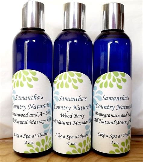 All Natural Massage Oils For Men And Women By Samanthasnaturals 599