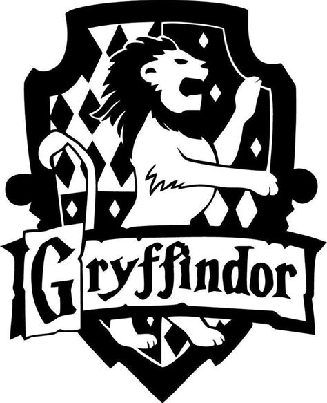 Movies Harry Potter Gryffindor Crest Harry Potter Stencils Harry