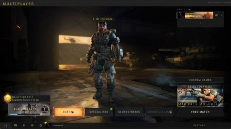Multiplayer Call Of Duty Black Ops 4 Interface In Game